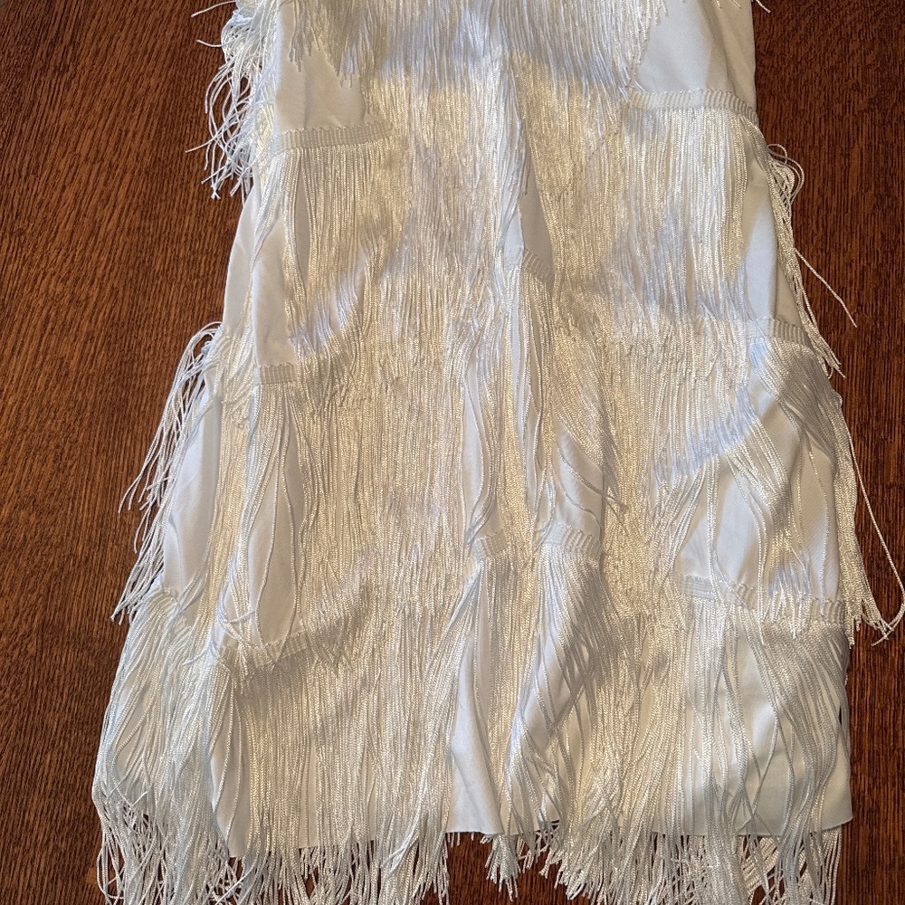 White fringe dressSize small